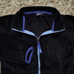 The North‎ Face Black Sherpa Jacket Girl Sz 10/12 M Coat